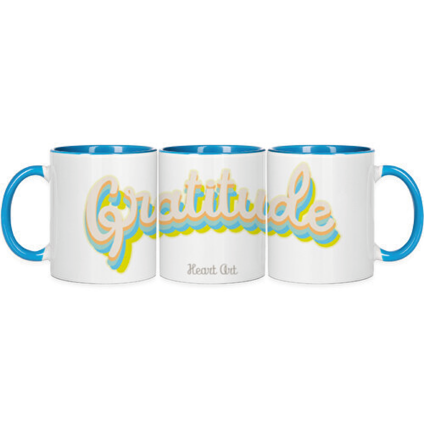 Taza de desayuno modelo Gratitude.