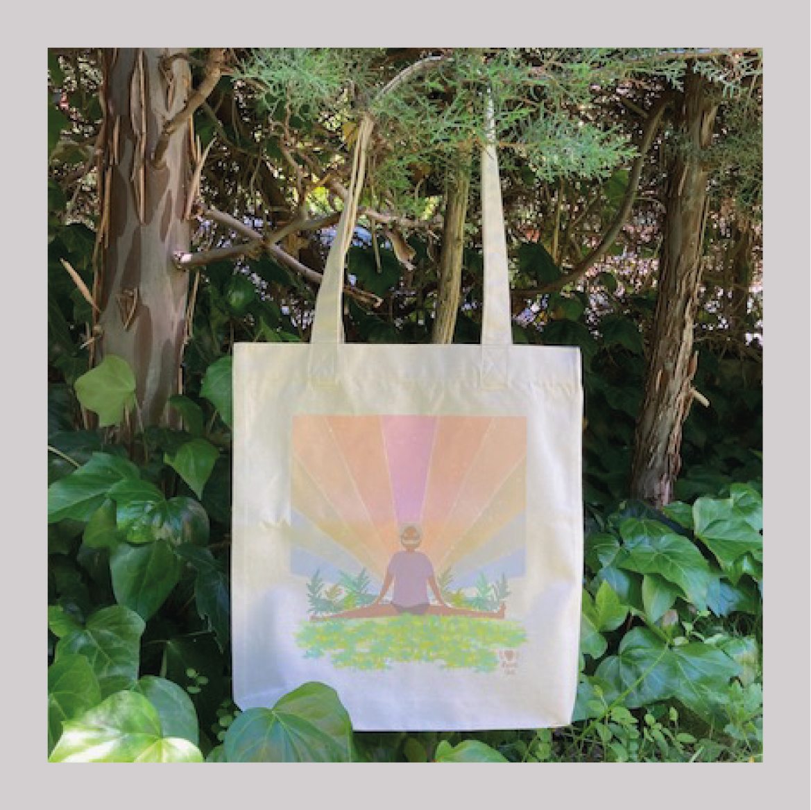 Bolsa Tote, de algodón orgánico, modelo Yogui.