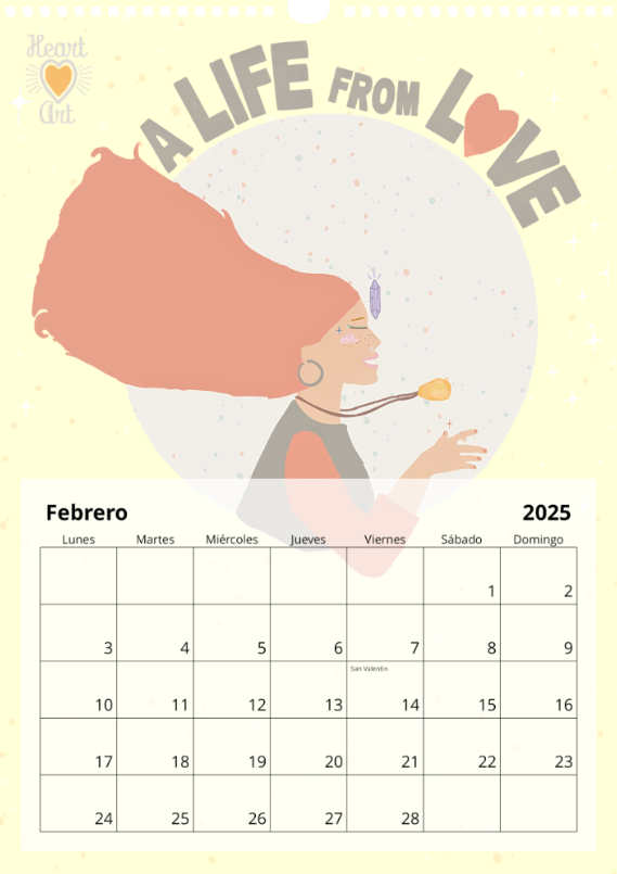Calendario 2025 tamaño A3.