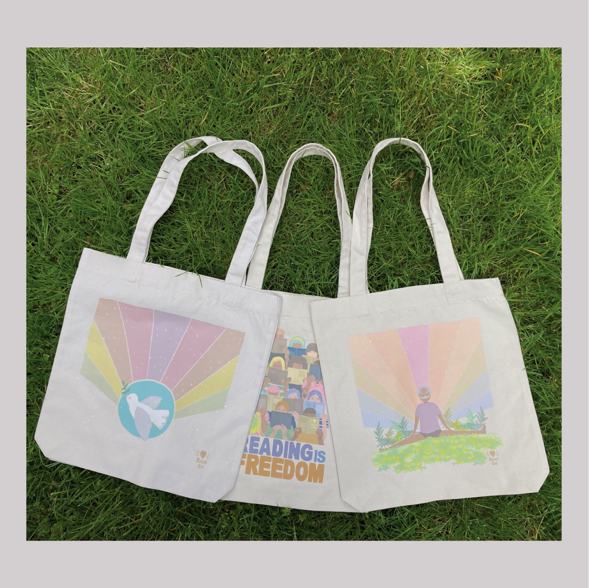 Bolsa Tote, de algodón orgánico, modelo Yogui.