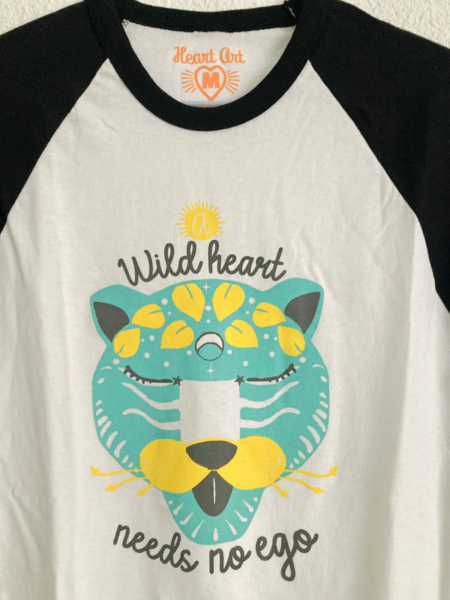 Camiseta baseball de manga larga, negro/blanco