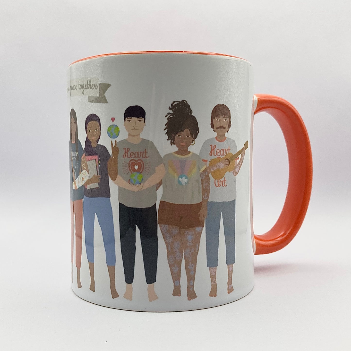 Taza de desayuno modelo Diversidad.