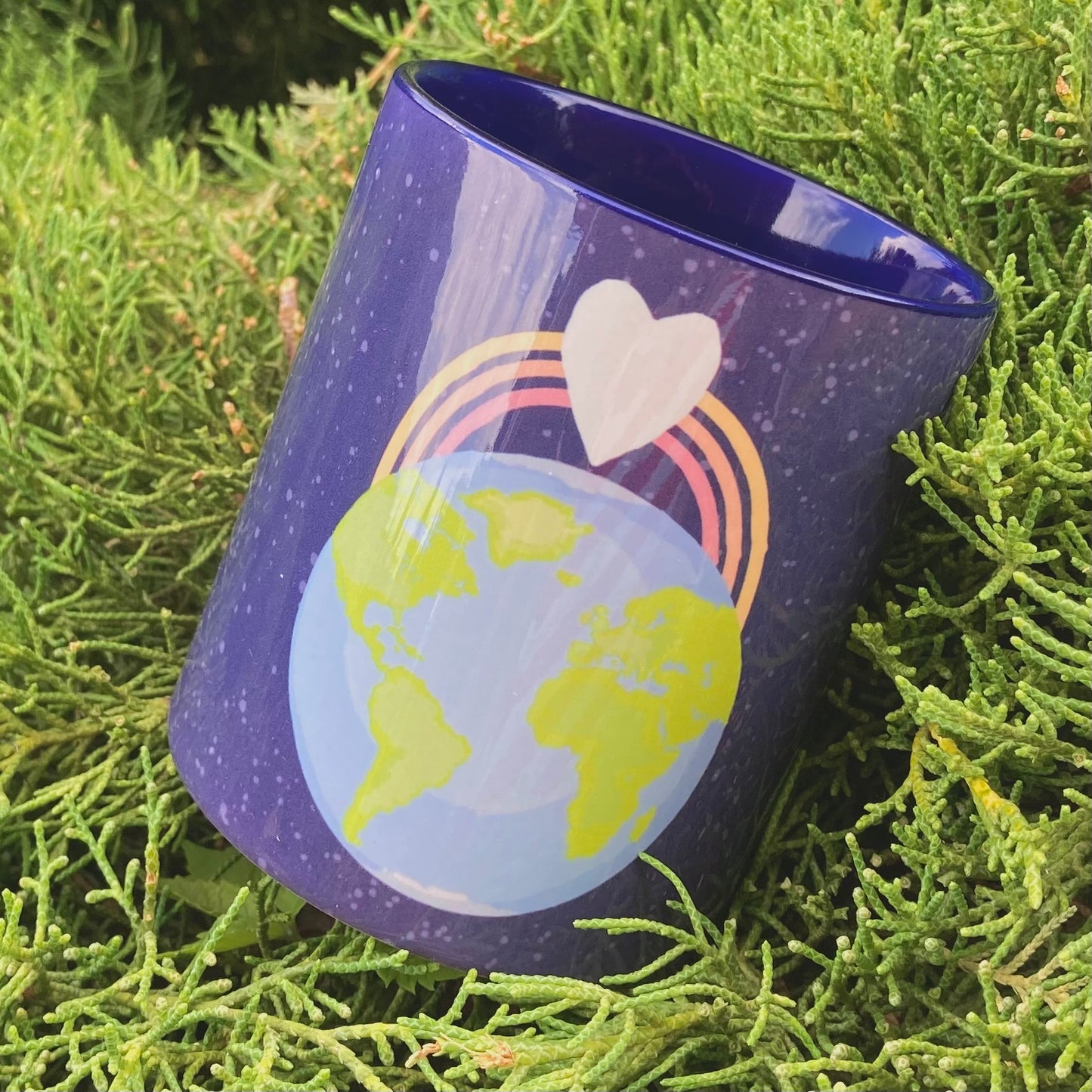 Taza de desayuno modelo Mundo Paz.