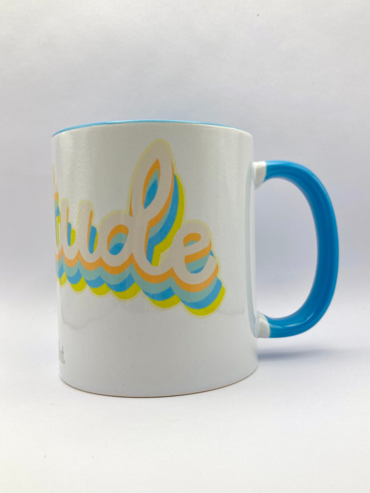 Taza de desayuno modelo Gratitude.