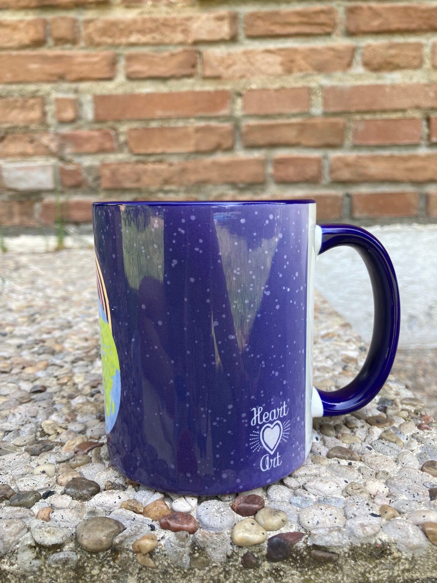 Taza de desayuno modelo Mundo Paz.
