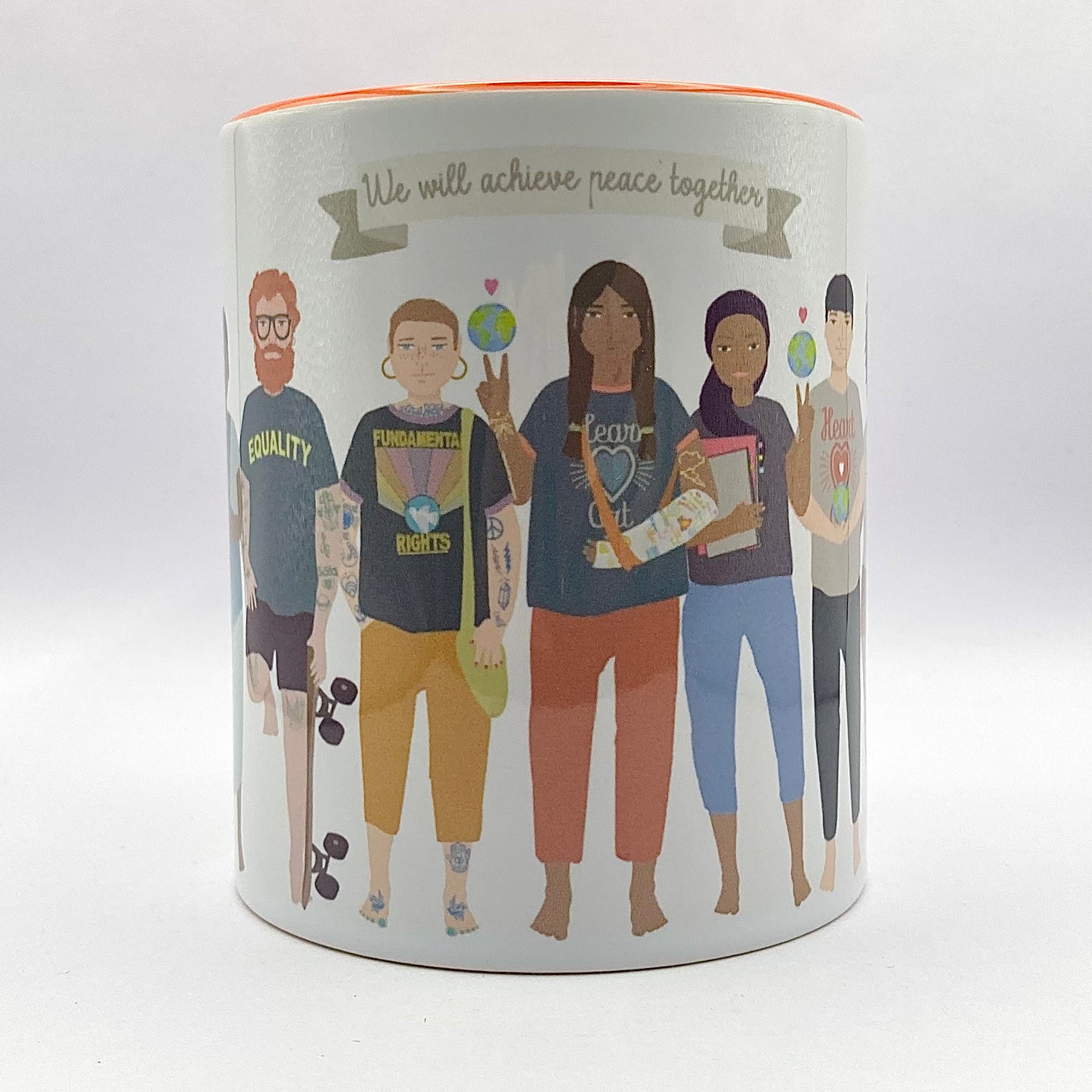 Taza de desayuno modelo Diversidad.