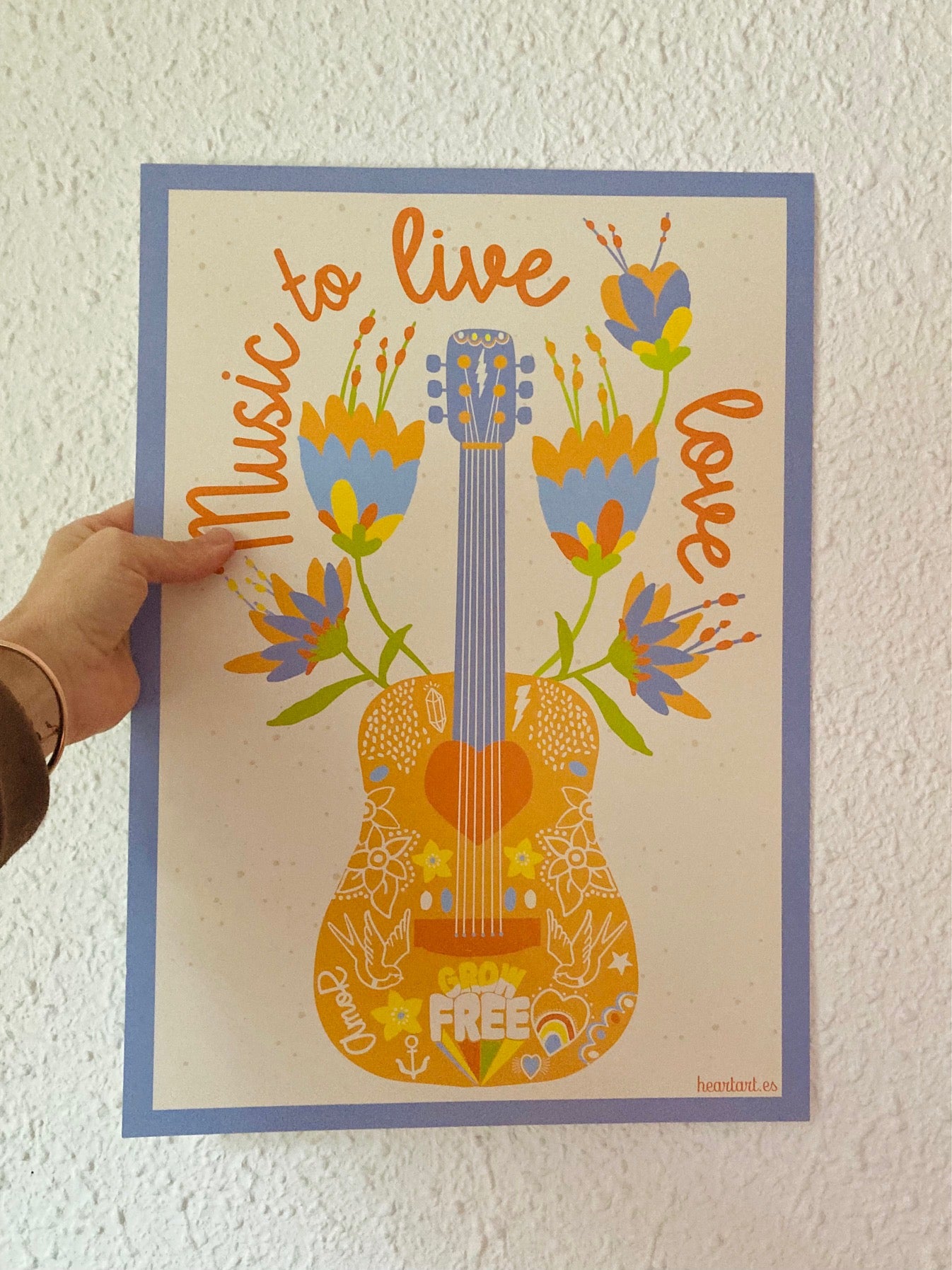 Póster Guitarra