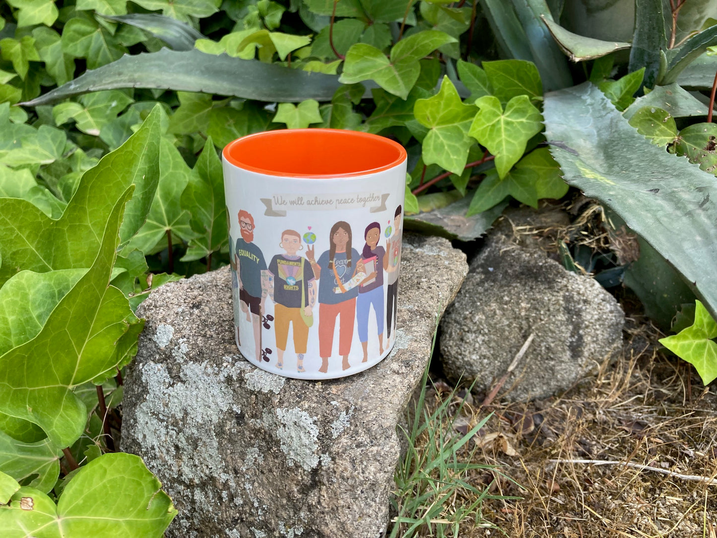 Taza de desayuno modelo Diversidad.