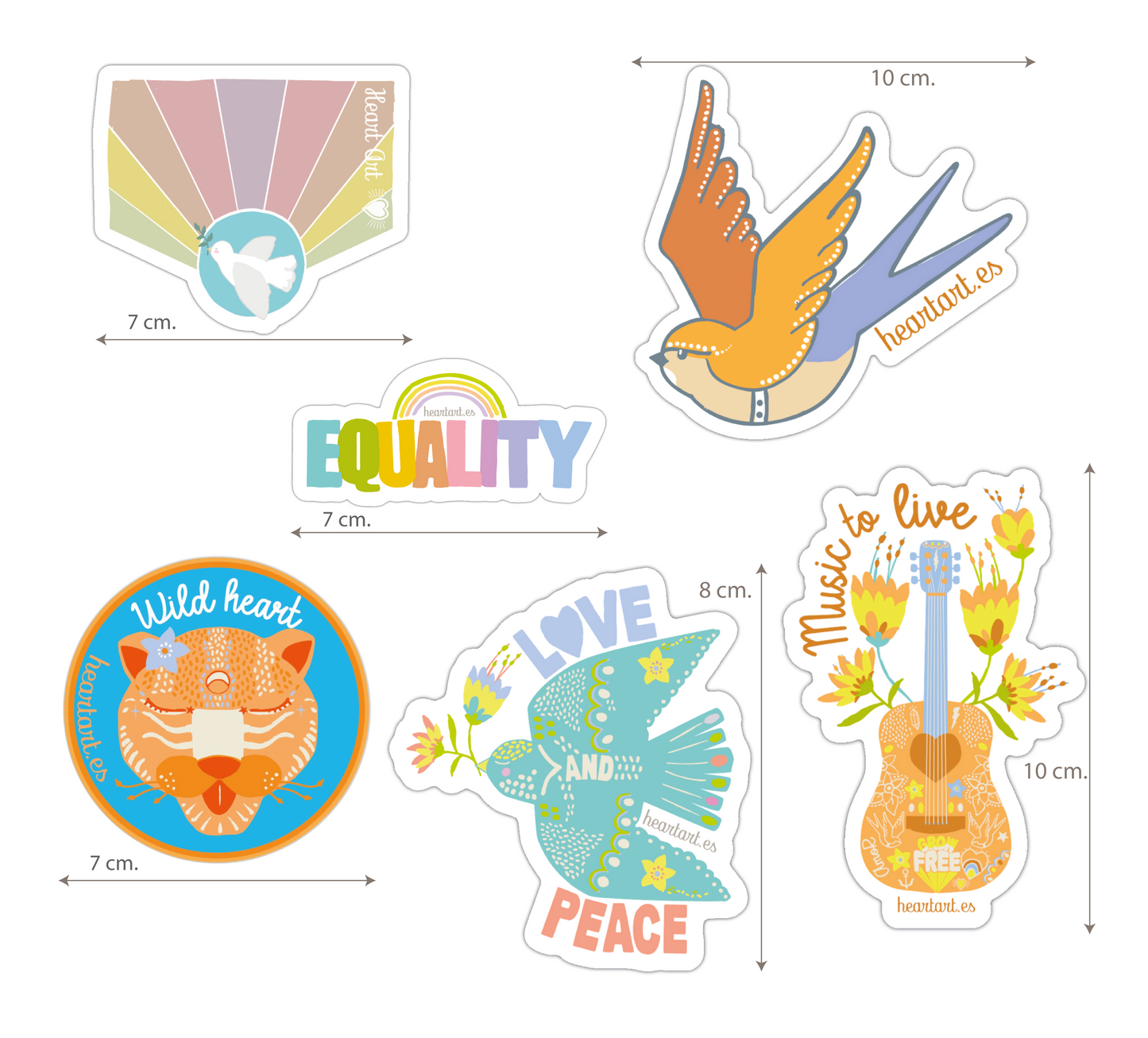 Pack de pegatinas