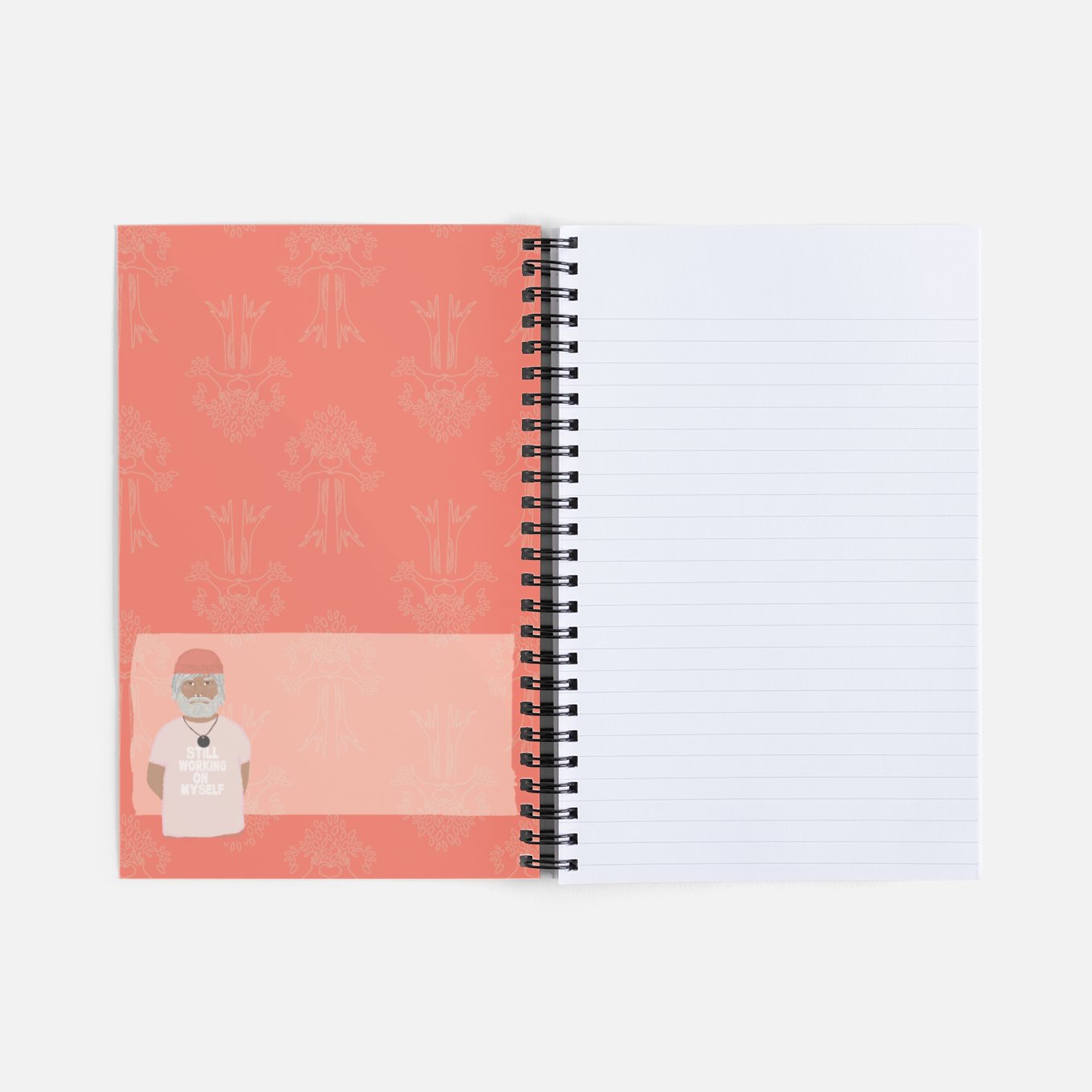 Cuaderno de espiral, modelo Still working on myself.