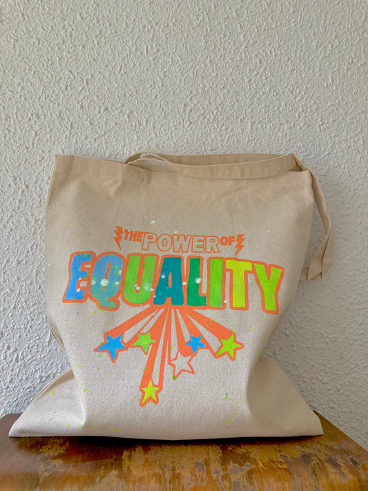Bolsa Tote, modelo Equality Única gotitas.
