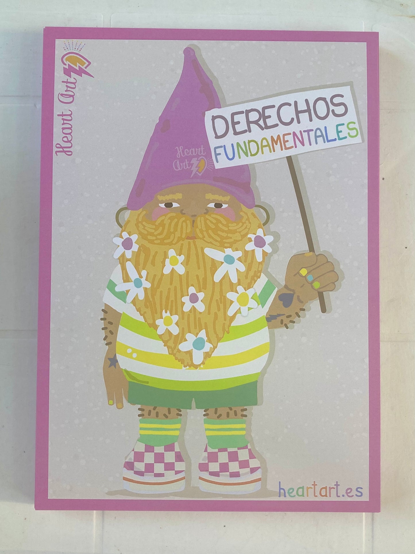 Minipóster Gnomo morado
