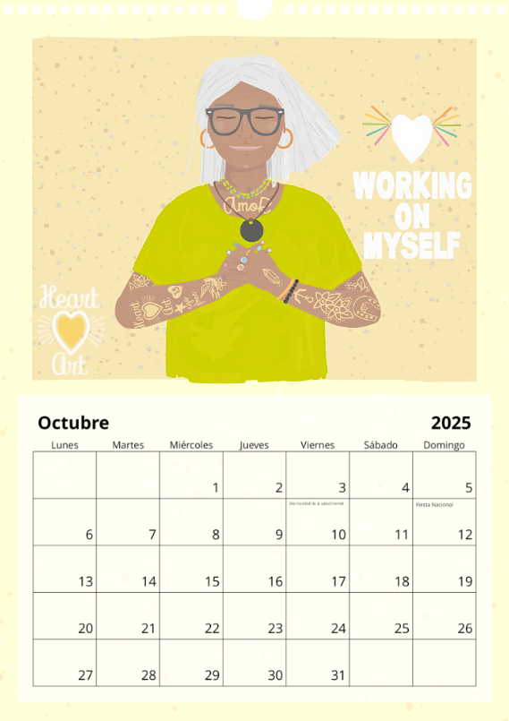 Calendario 2025 tamaño A3.