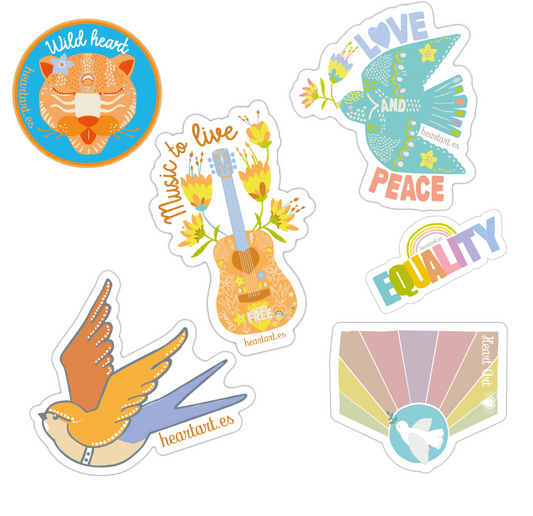 Pack de pegatinas