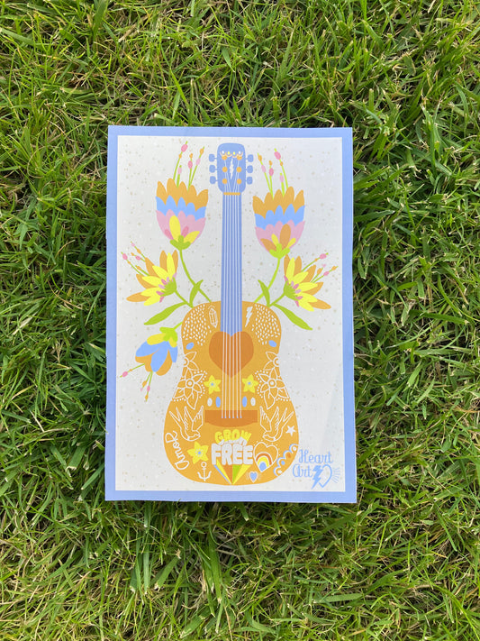 Minipóster Guitarra