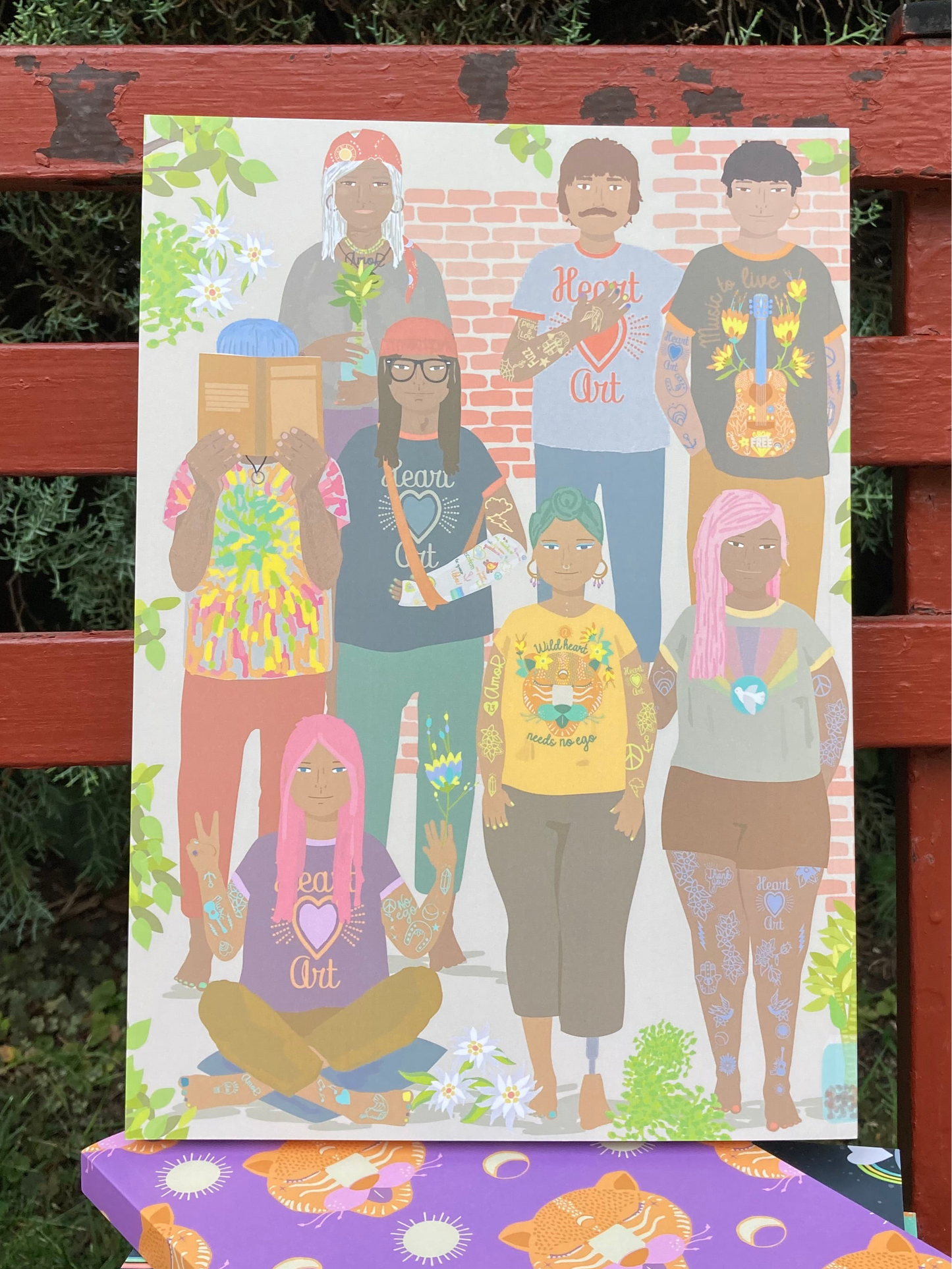 cuaderno de papel reciclado modelo Gente. tamaño A4 (folio).