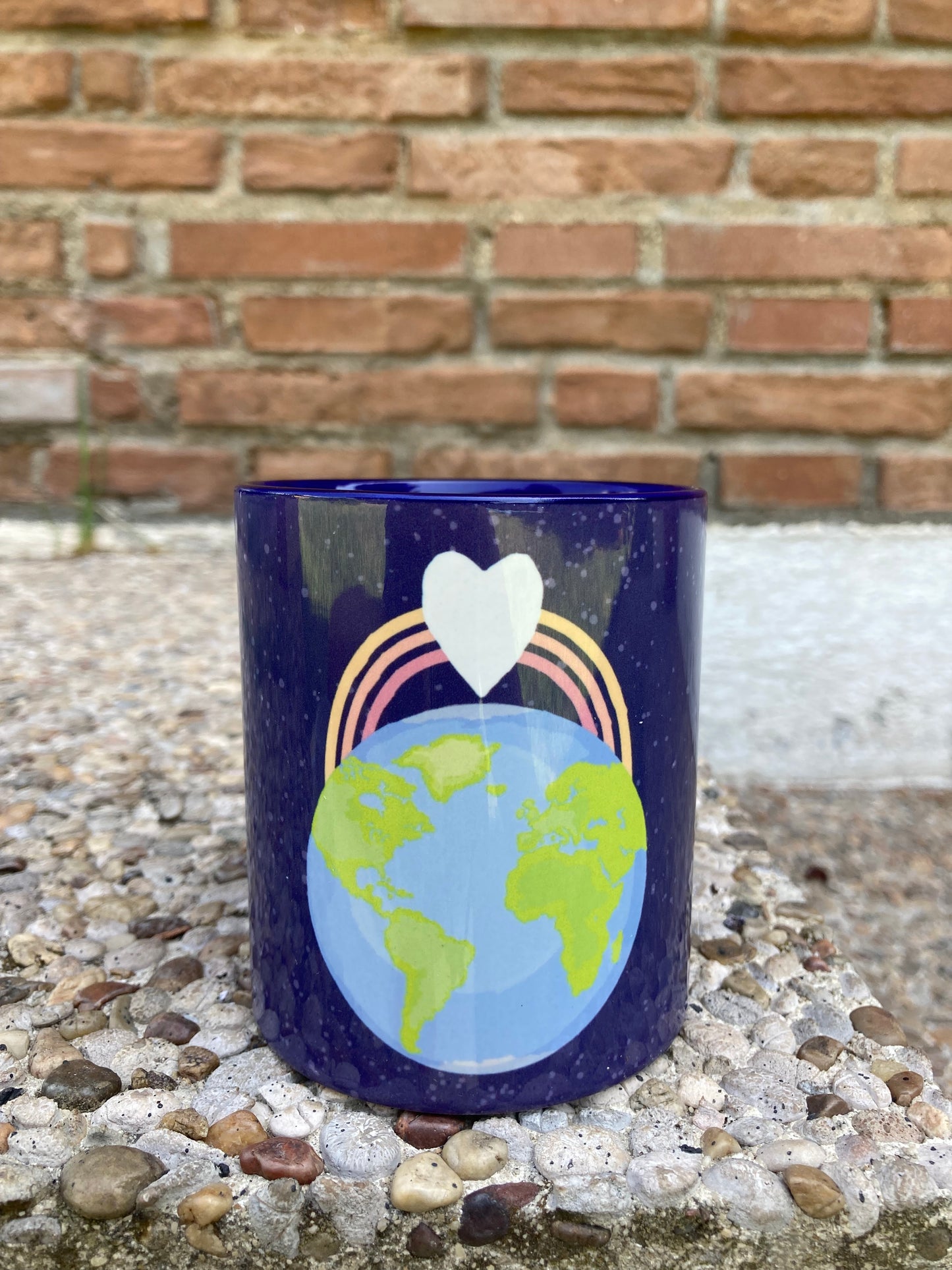 Taza de desayuno modelo Mundo Paz.