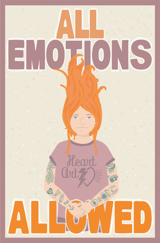 Minipóster Emociones permitidas