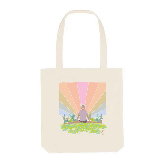 Bolsa Tote, de algodón orgánico, modelo Yogui.