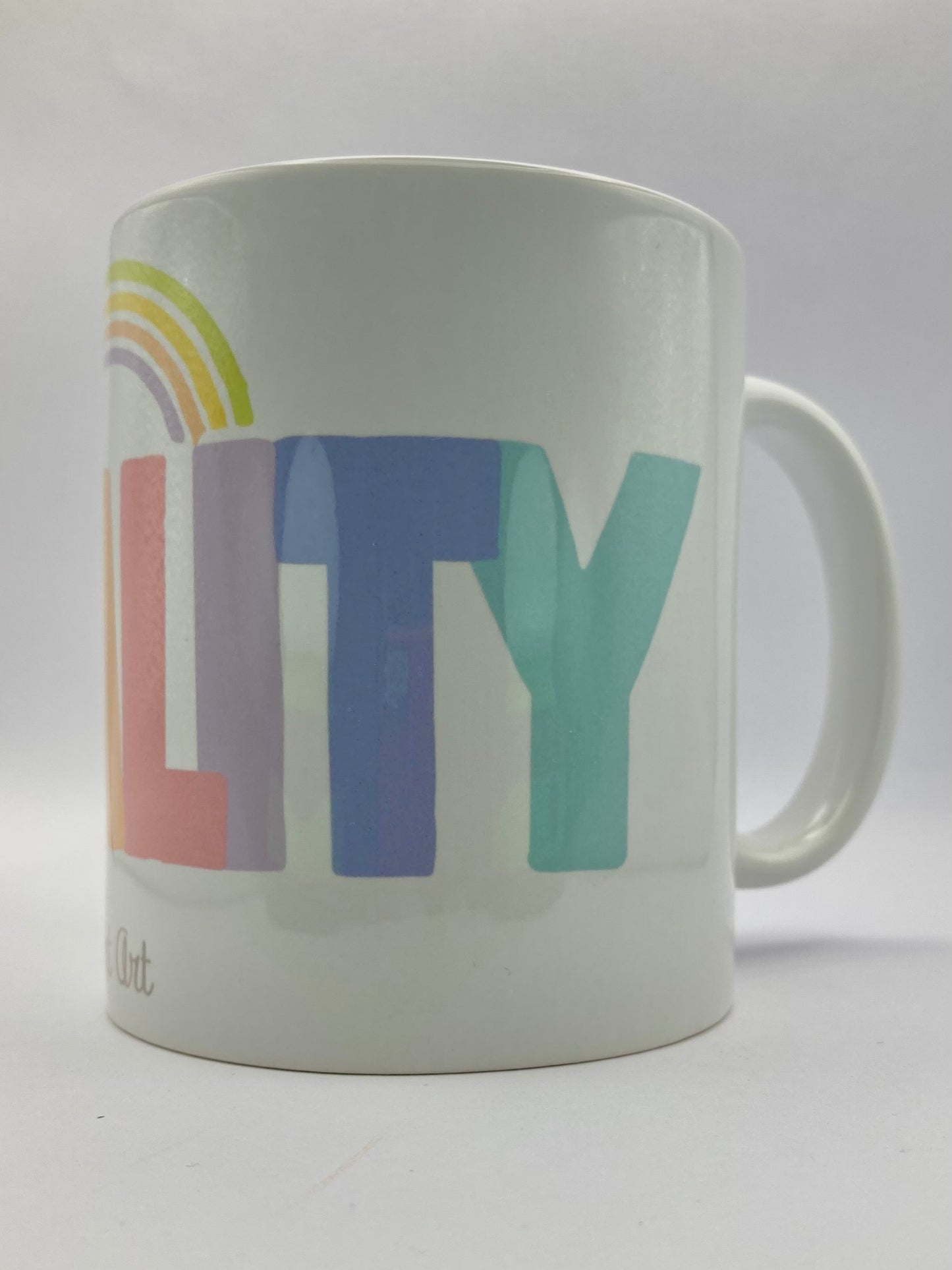 Taza de desayuno modelo Equality.