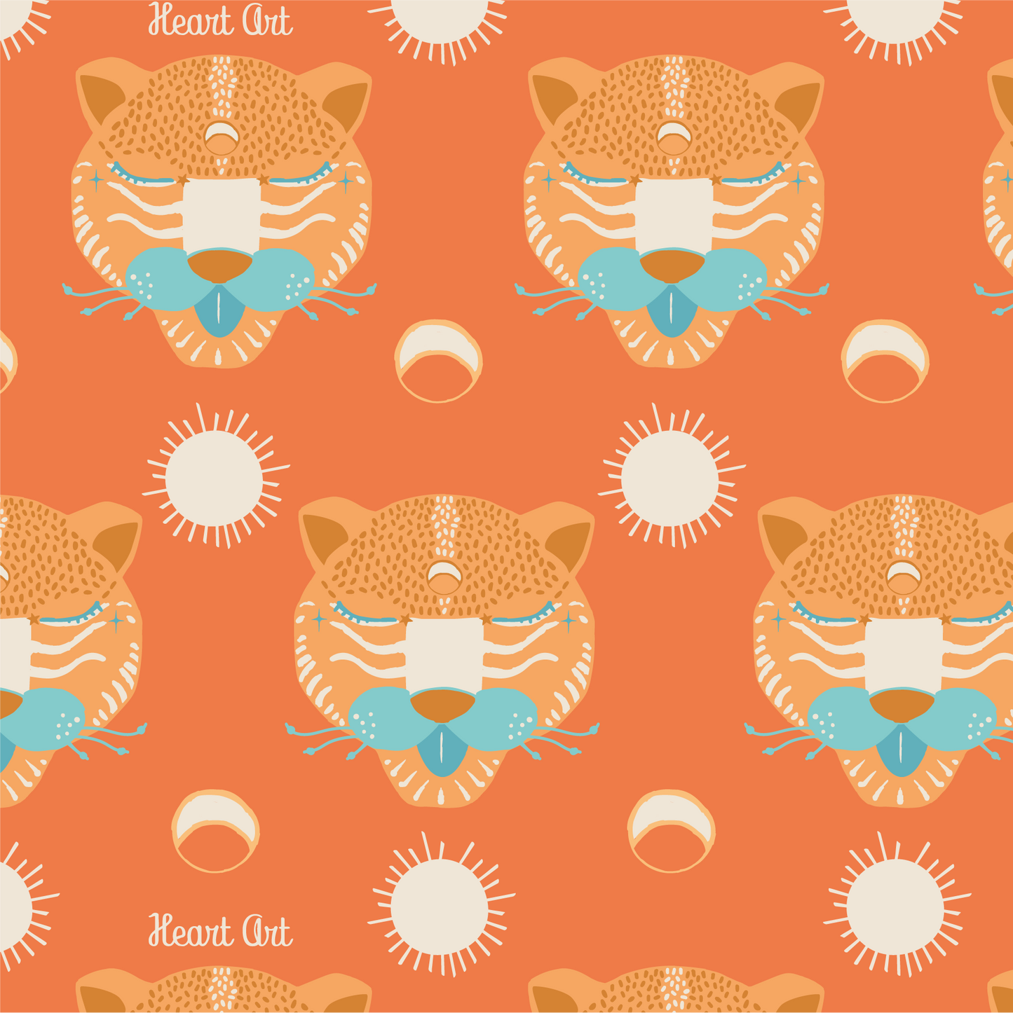 Libreta de papel reciclado modelo Tigres naranja. tamaño A5 (CUARTILLA).