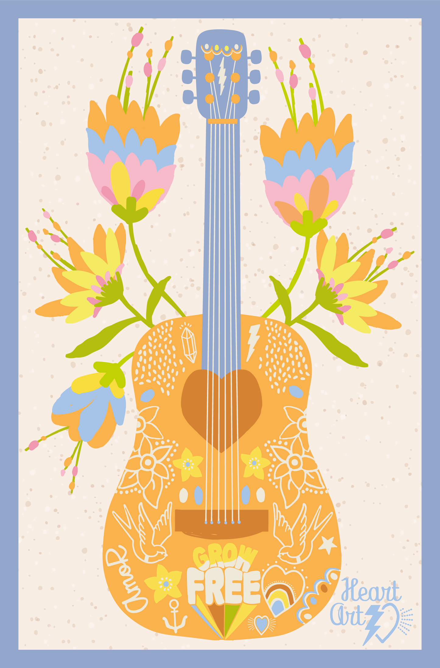 Minipóster Guitarra