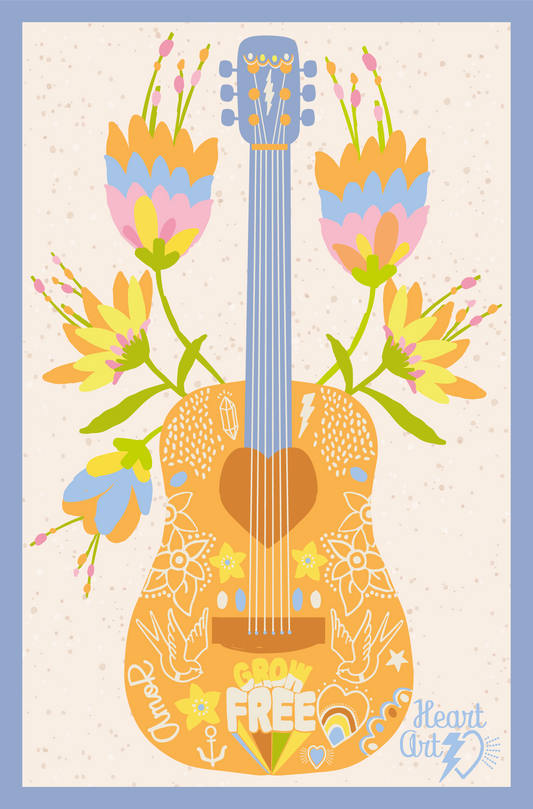 Minipóster Guitarra