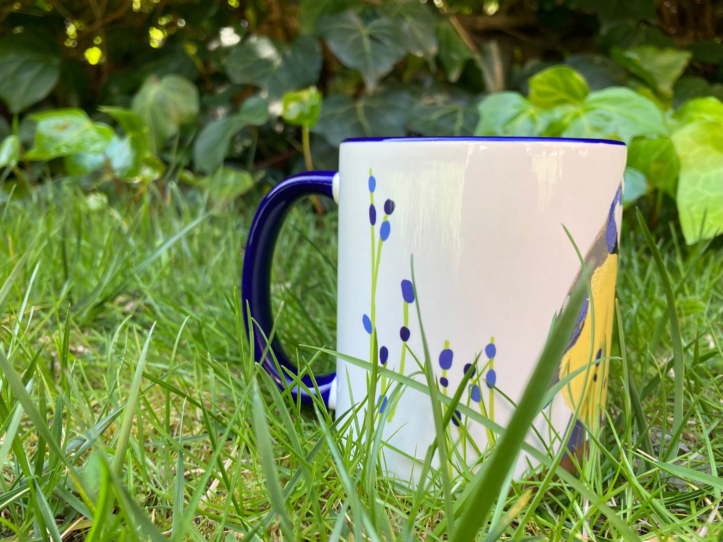 Taza de desayuno marino, modelo Herrerillo.