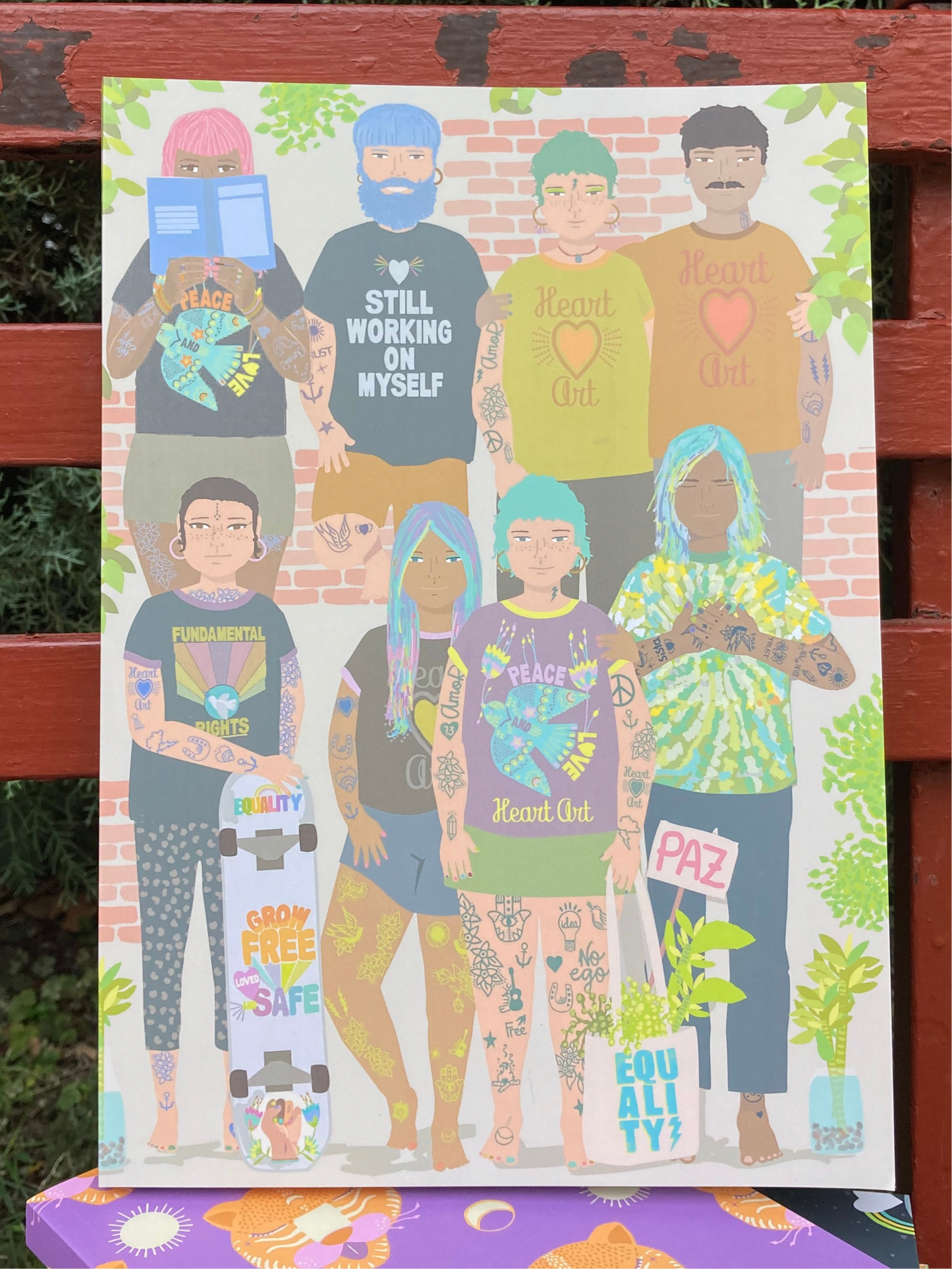 cuaderno de papel reciclado modelo Gente. tamaño A4 (folio).