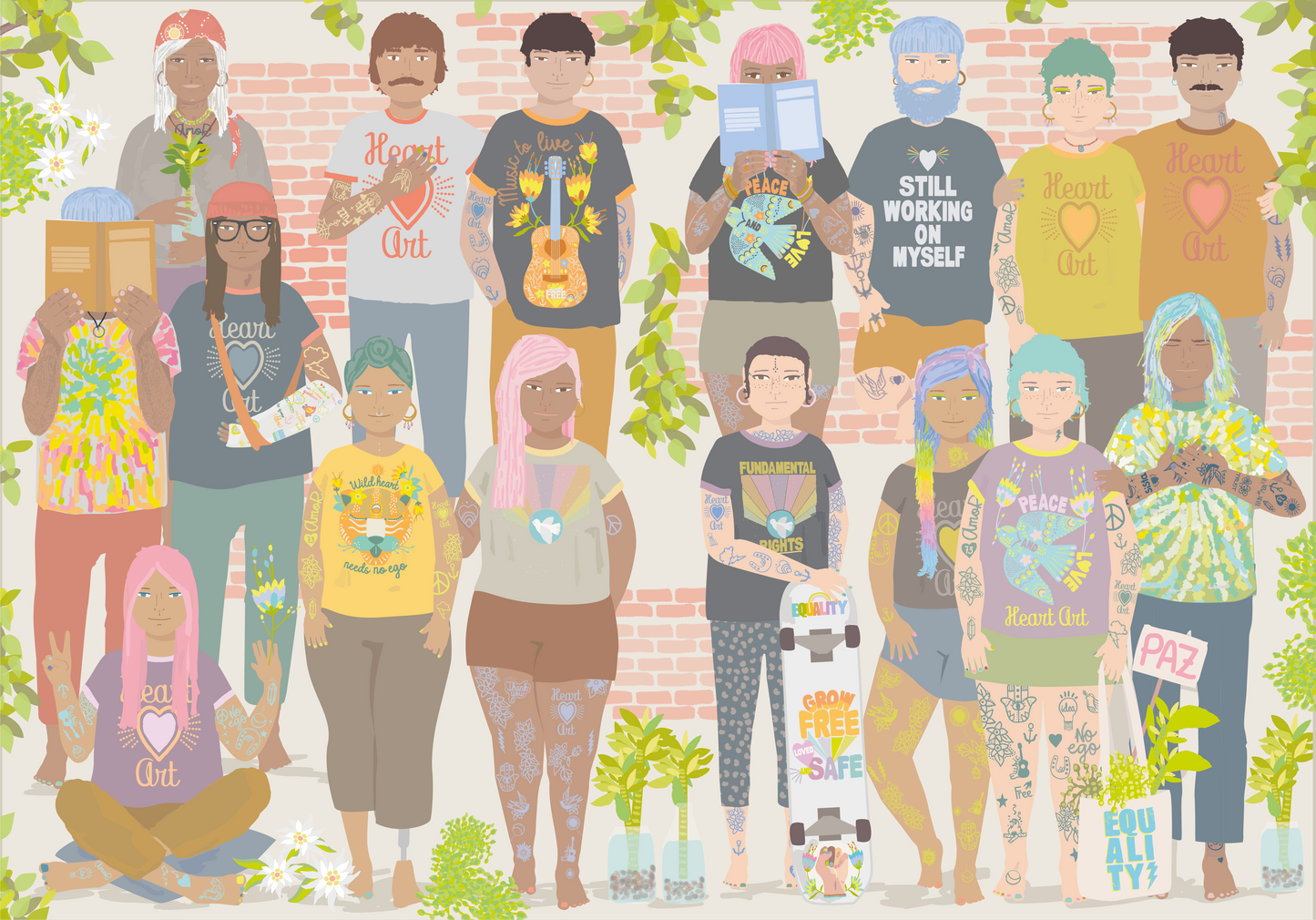 cuaderno de papel reciclado modelo Gente. tamaño A4 (folio).