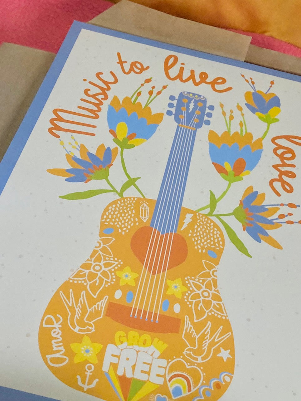 Póster Guitarra