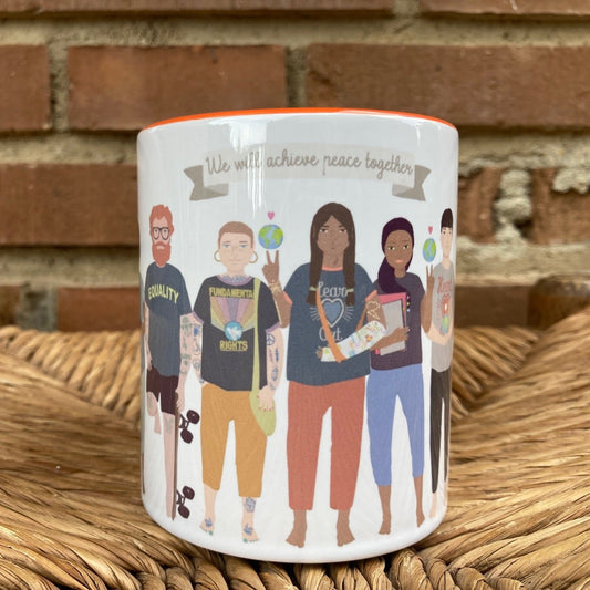 Taza de desayuno modelo Diversidad.