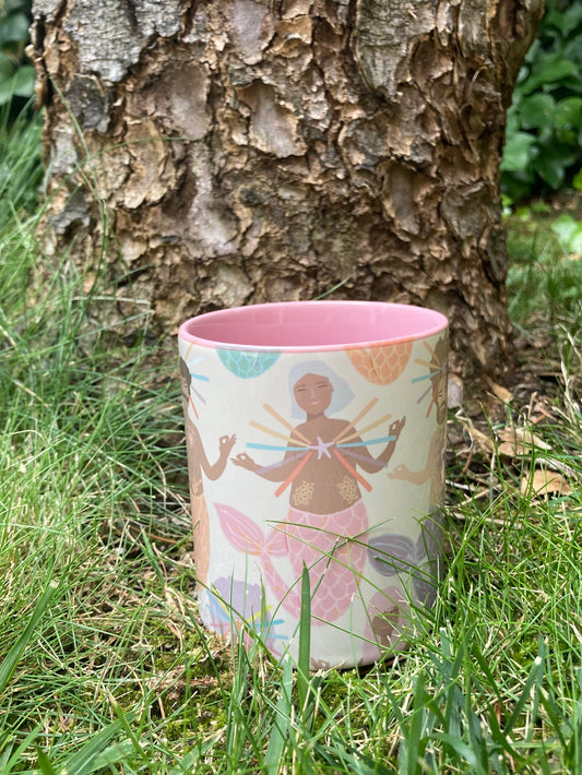 Taza de desayuno modelo Sirenes.
