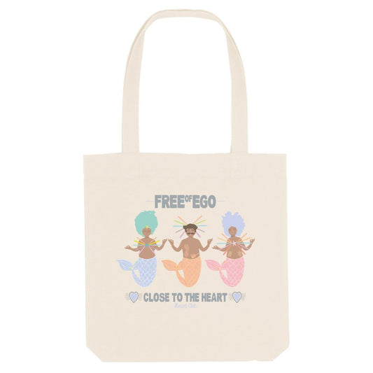Bolsa Tote de algodón orgánico, modelo Sirenes.