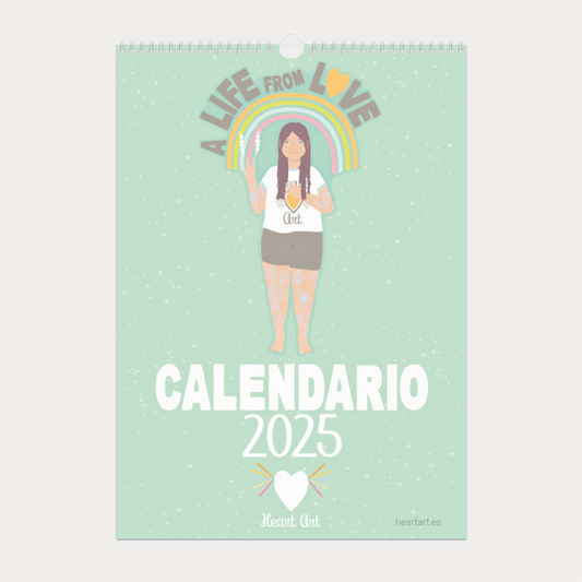 Calendario 2025 tamaño A3.