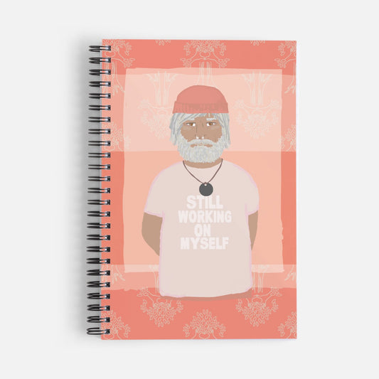 Cuaderno de espiral, modelo Still working on myself.